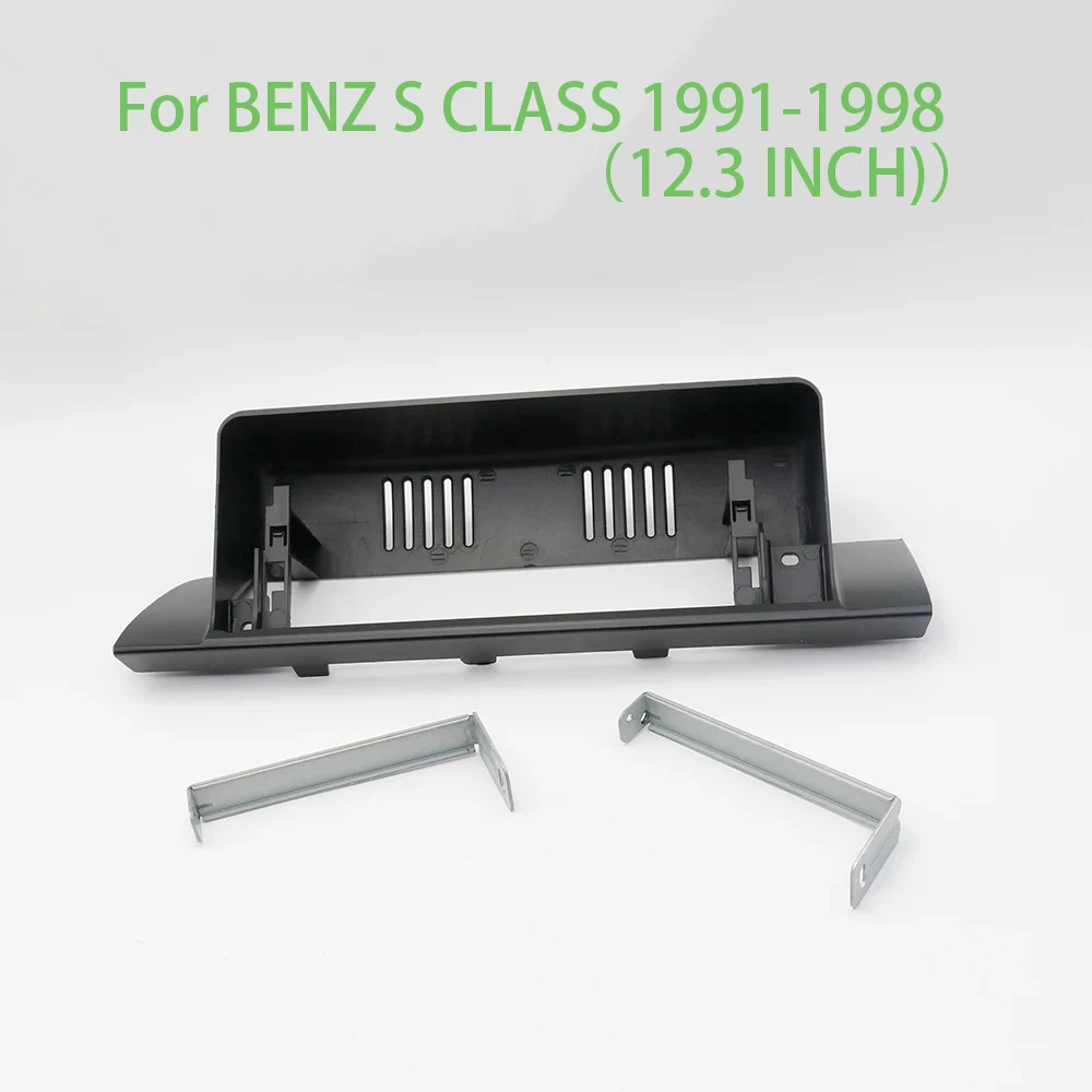 

12,3-дюймовый для BENZ S CLASS 1991-1998, автомобильный радиоприемник, стерео GPS MP5, Android-плеер, 2 Din, панель приборной панели, крышка рамки