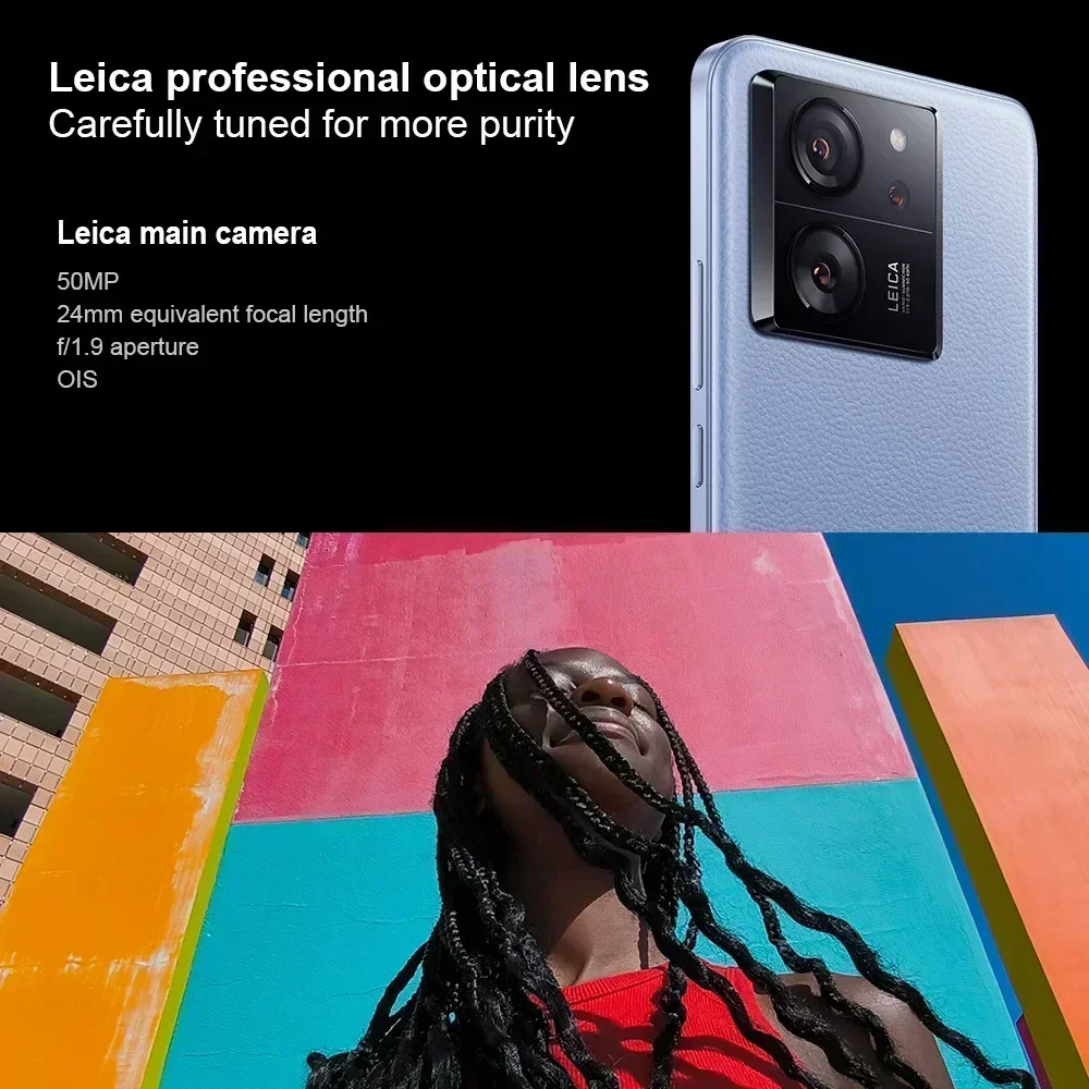 Wersja globalna Xiaomi 13T 5G Leica Camera Duży ekran 144HZ Wysoka częstotliwość odświeżania IP68 Wodoodporny NFC MediaTek Dimensity 8200-Ultra