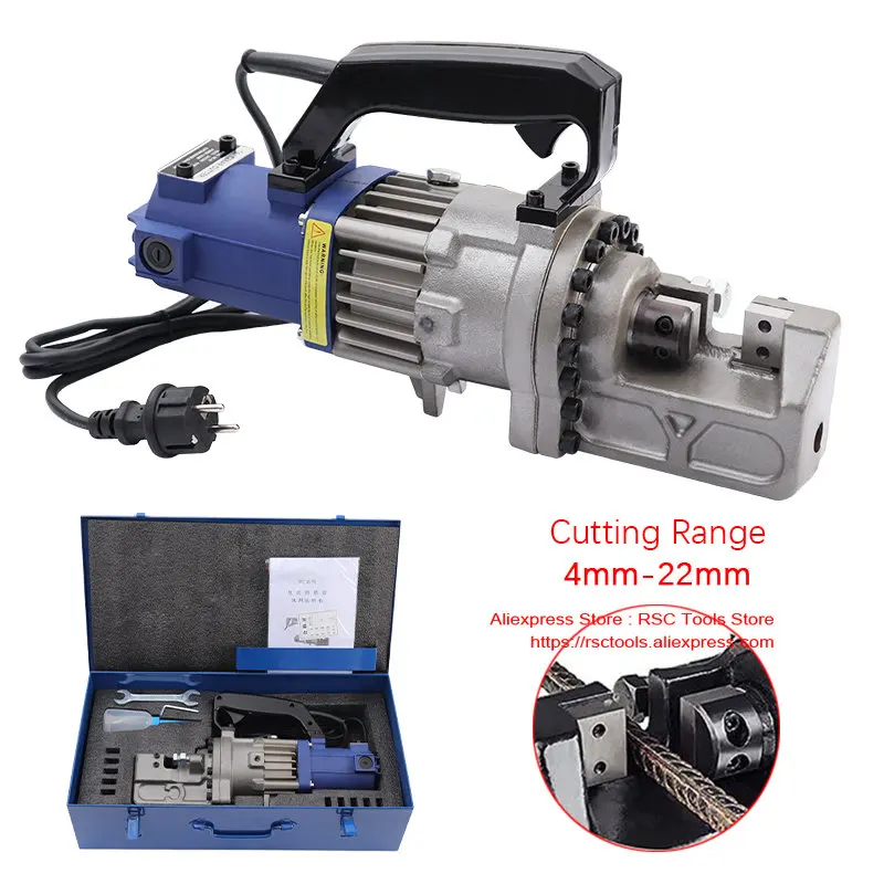 

RC-22 High Quality Hydraulic Rebar Cutter Electrical Steel Rope Cutting Tool for Cutting Steel Bar Rang 4-22mm