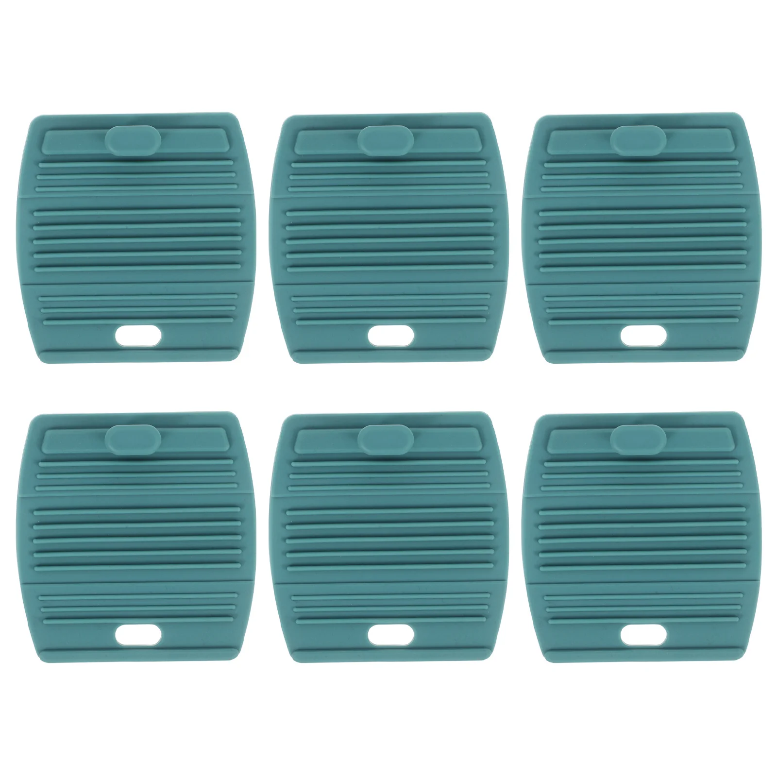 

6Pcs Silicone Pot Handle Covers Heat Resistant Non Slip Universal Fit Kitchen Accessories Anti Scald Grip Sleeves