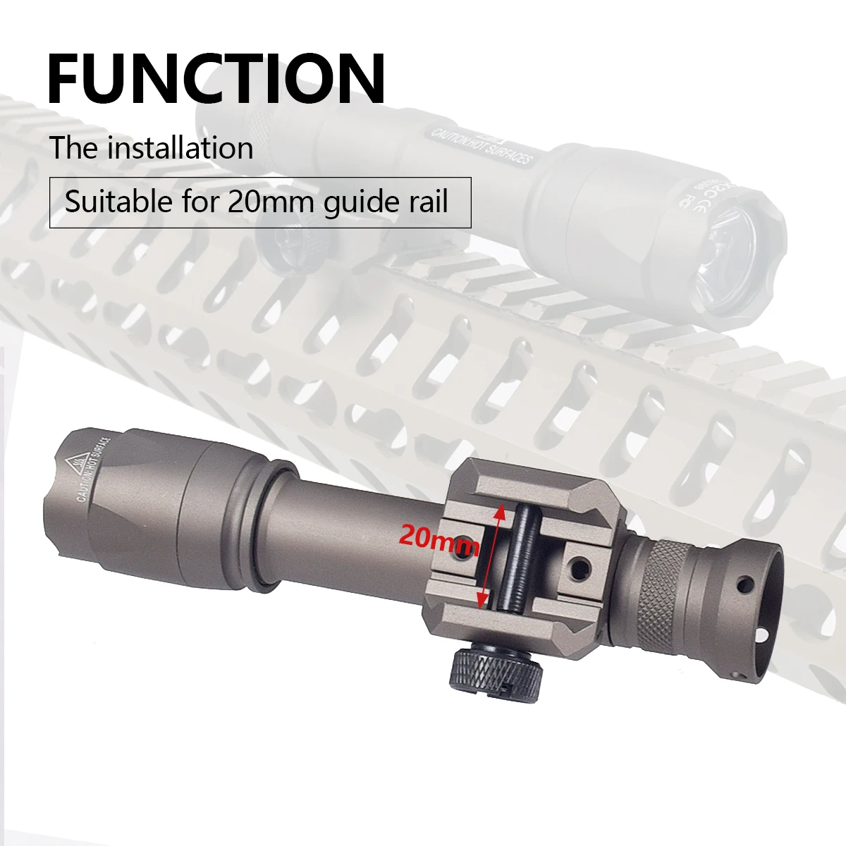 Tactical Surefire M600 M600B M600C M600V IR LED SF Light Scout Dual Switch Flashlight for HK416 AR15 M4 Torch Hunting 20mm Rail