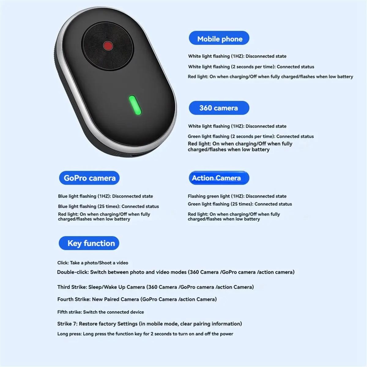 b21b-リモコン-dji-action-6-5pro-mini用-ワイヤレスbluetoothリモコン-insta360-x5-4-ace-pro2-hero-12-13-max2対応