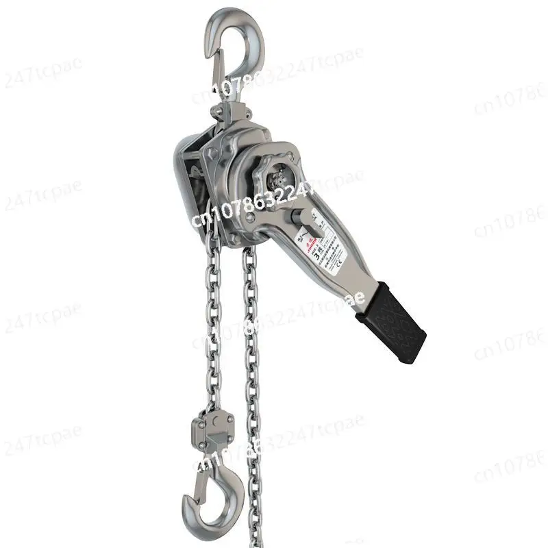 

304 Stainless Steel Wrench Hoist Hand Tension 0.75/3/5 Tons Small Crane Manual Reversing Chain Tension