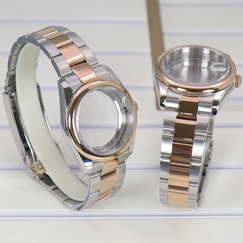 

36mm/39mm Watch Case 20mm Bracelet With Sapphire Crystal For NH35 NH36 NH34 NH38 4R36 Miyota8215 Movement Case 28.5mmDial oyster
