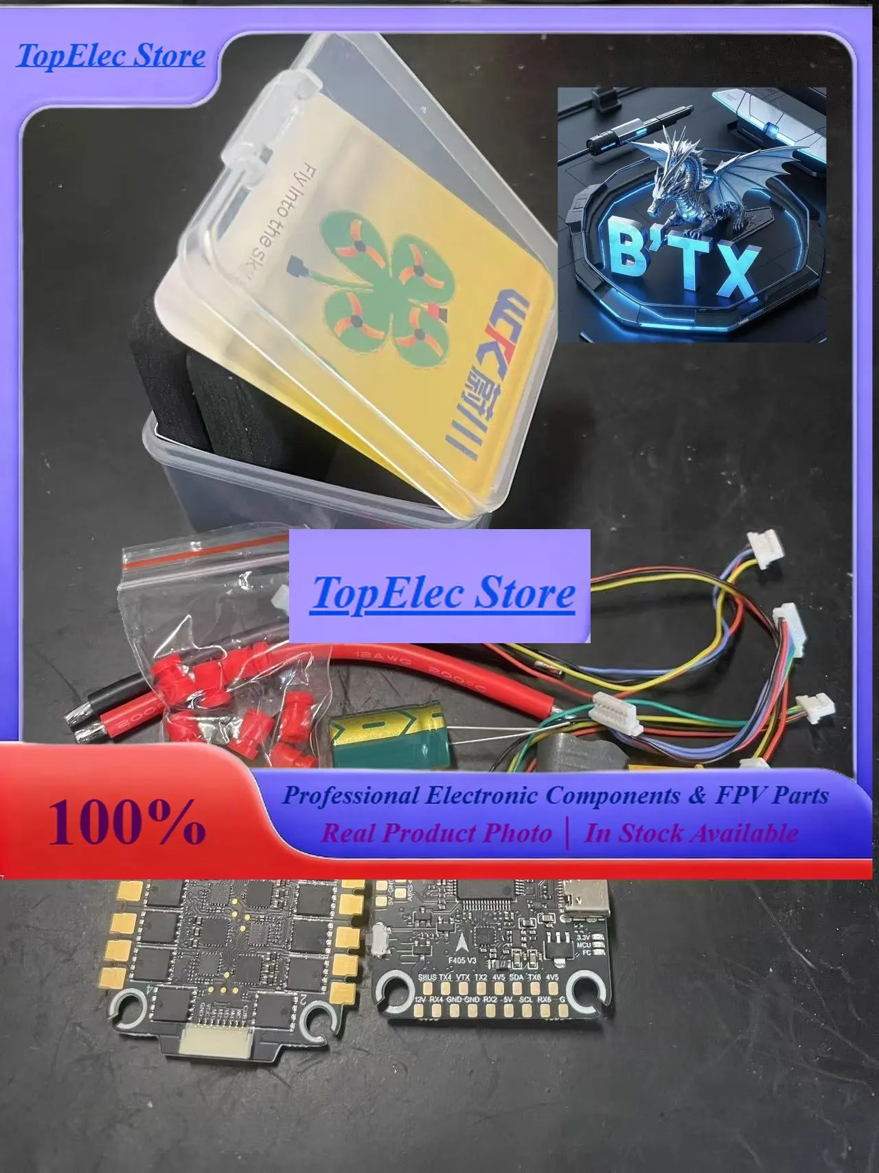 TopsFPV Car Stack BLS FC & ESC FC F405V3 F722 V3 ESC 55A 60A 65A For Model Aircraft