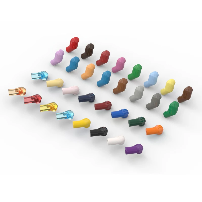 110 pièces de blocs de construction pour figurines MOC, assemblage de pièces pour droitiers