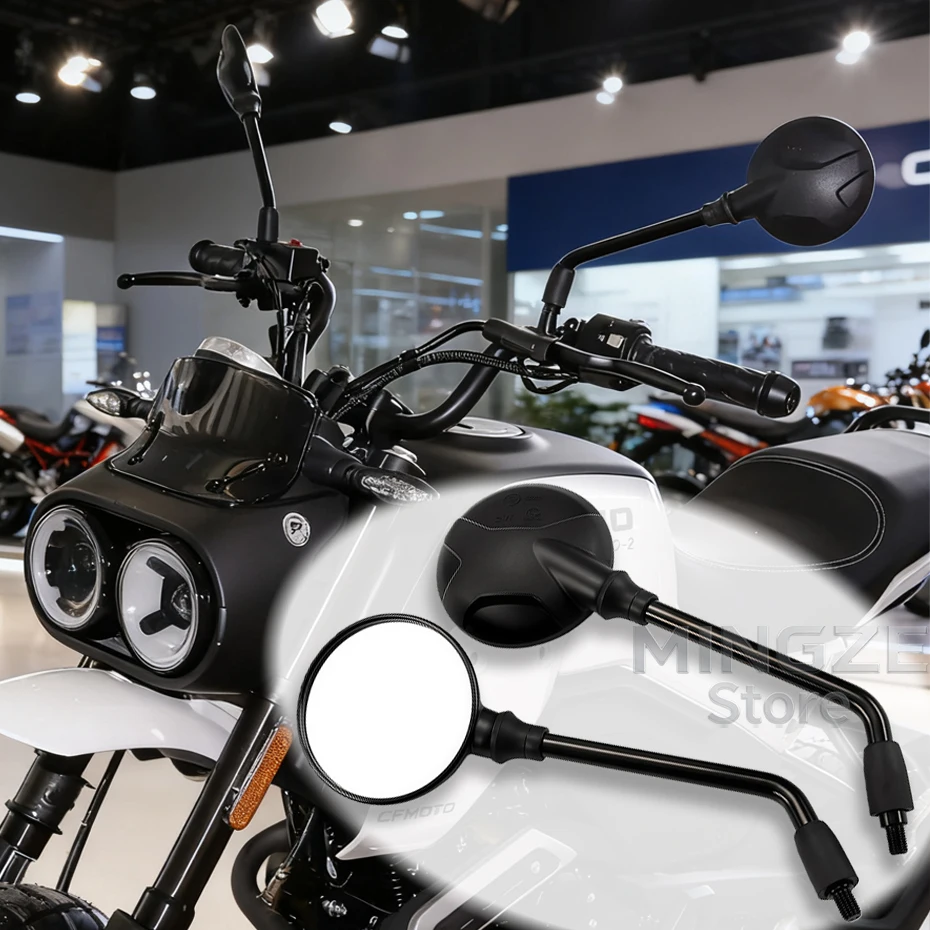 

Suitable for CFMOTM XO papio 125-8 adventurer rearview mirror, reflector mirror, reverse mirror original accessories 10MM