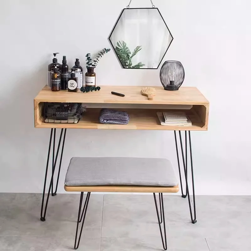 

Nordic solid wood desk, dressing table