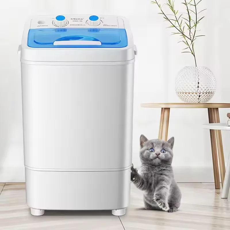 Home 8KG Semi-automatic Intelligent Washing Machine with Integrated Washing and Drying Function