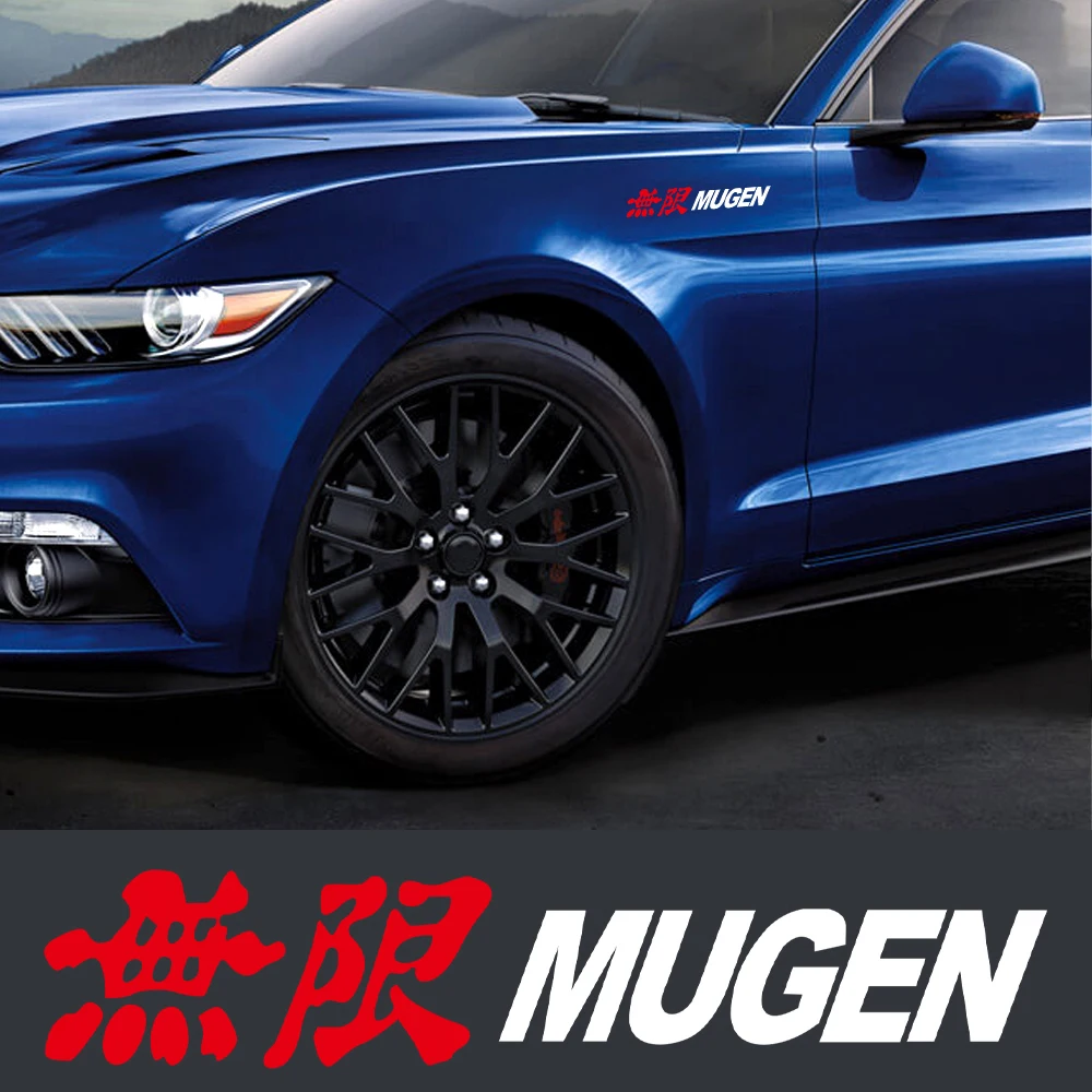 

2PC Creative Car Body Trunk Decoration Stickers For Honda Vezel Insight Spirior Mugen Typer Types Odyssey City 8th Car Stickers