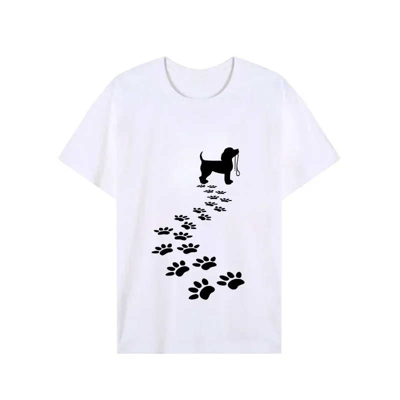 Summer Tshirts Fashion Kawaii Dog Paw Shirt Women Men Clothes Funny Graphic Tshirt Femme Harajuku Shirt Hip Hop T-shirt