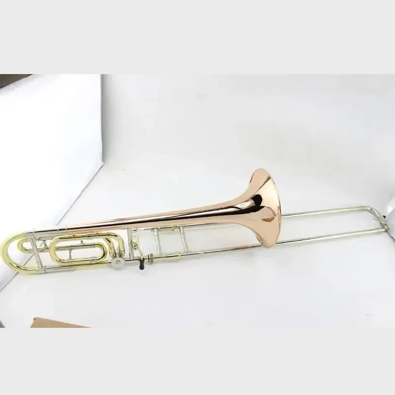 Margewate Tenor BB-F # Trombone ฟอสฟอรัสและทองแดงมาใหม่ล่าสุดเครื่องดนตรีแตรพร้อมกล่องปาก