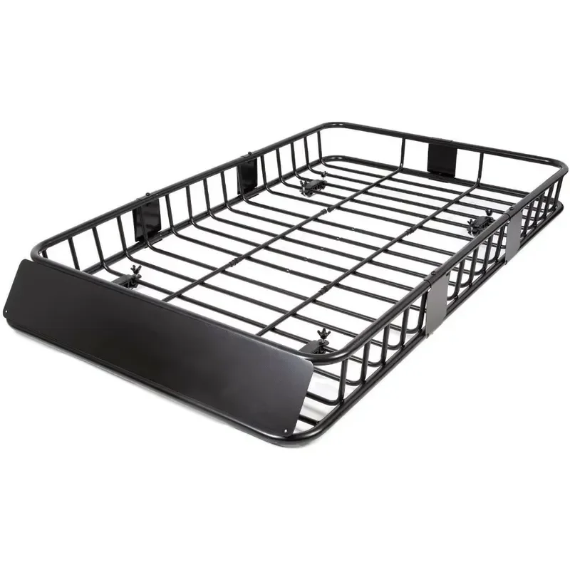64'' Universal Roof Rack w/Extension Cargo SUV Top Luggage Carrier Basket Holder