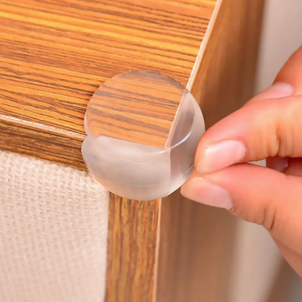 

10Pcs Furniture Corner Protector Covers Transparent Desk Corner Guards Child Safety Edge Protection High-Strength Adhesive