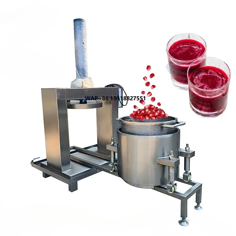 

Fruit Juice Hydraulic Presser Stainless Steel Home Commercial Wine Orange Cold Press Machine Extractor