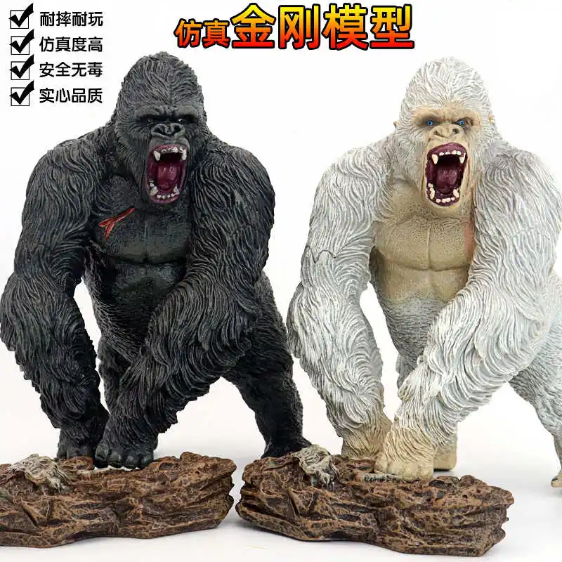 

Creative Gorilla Statues Simulation Resin Animal Monkey Sculptures Exquisite Figure Craft Home Decoration Desktop Ornaments