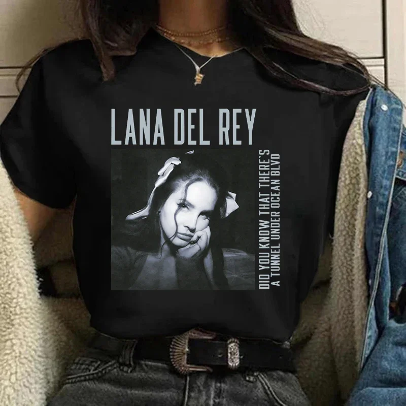 

Hip Hop Lana Del Rey Ldr Sailing Graphics T Shirt Unisex Harajuku Women Vintage Short-Sleeve T-Shirt Streetwear Female Tshirt