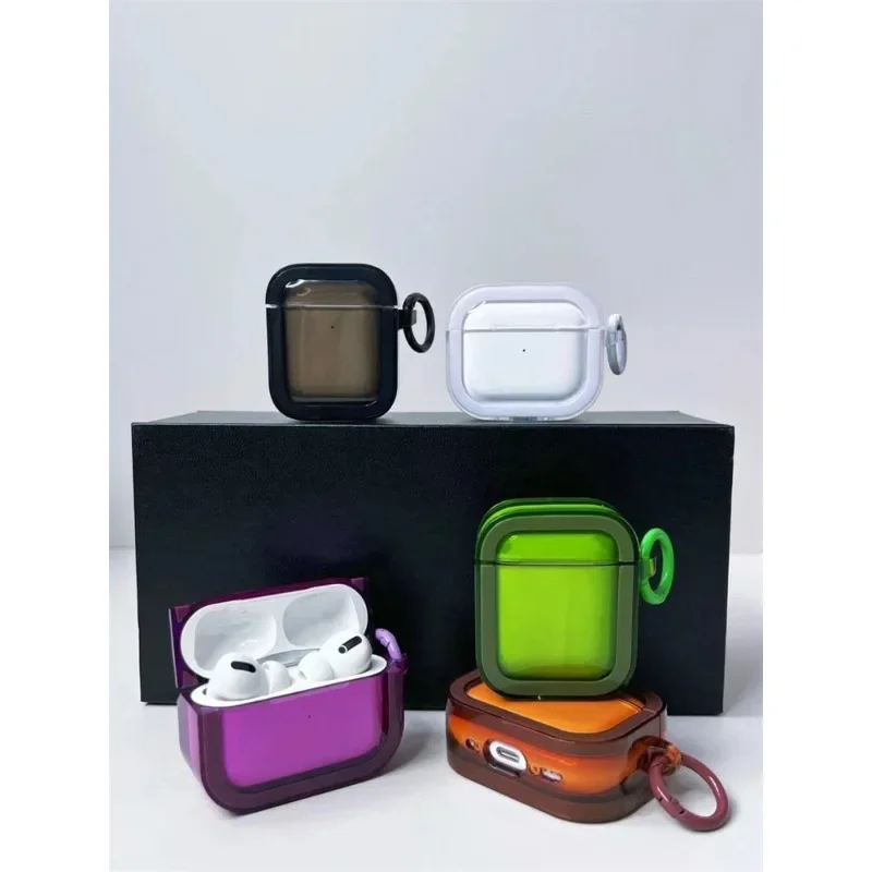 Crystal Silicone Shockproof Cases For Airpods 3 Case Transparent Earphone Case For Airpods 1 2 Pro 2 Soft Jelly Protective Cover