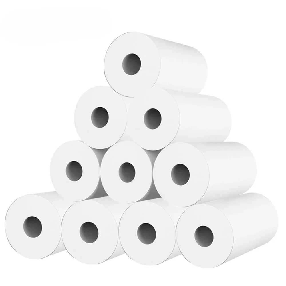 

10rolls/lot 57*25mm Thermal Paper White Children Camera Instant Print Kids Camera Printing Paper Replacement Accessories Parts