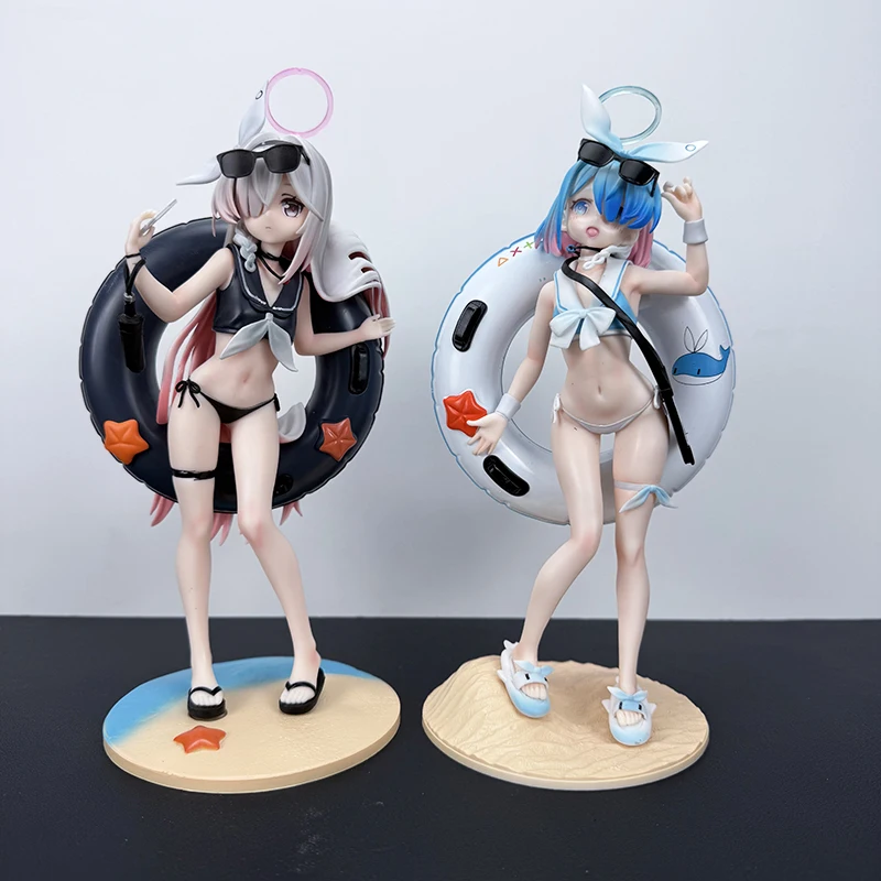 Anime Gloeiend Zwaard Vreugdevuur Figuur Badpak Prana Blue Archief Actiefiguren Sorasaki Hina Beeldje Model PVC Collectie Speelgoed