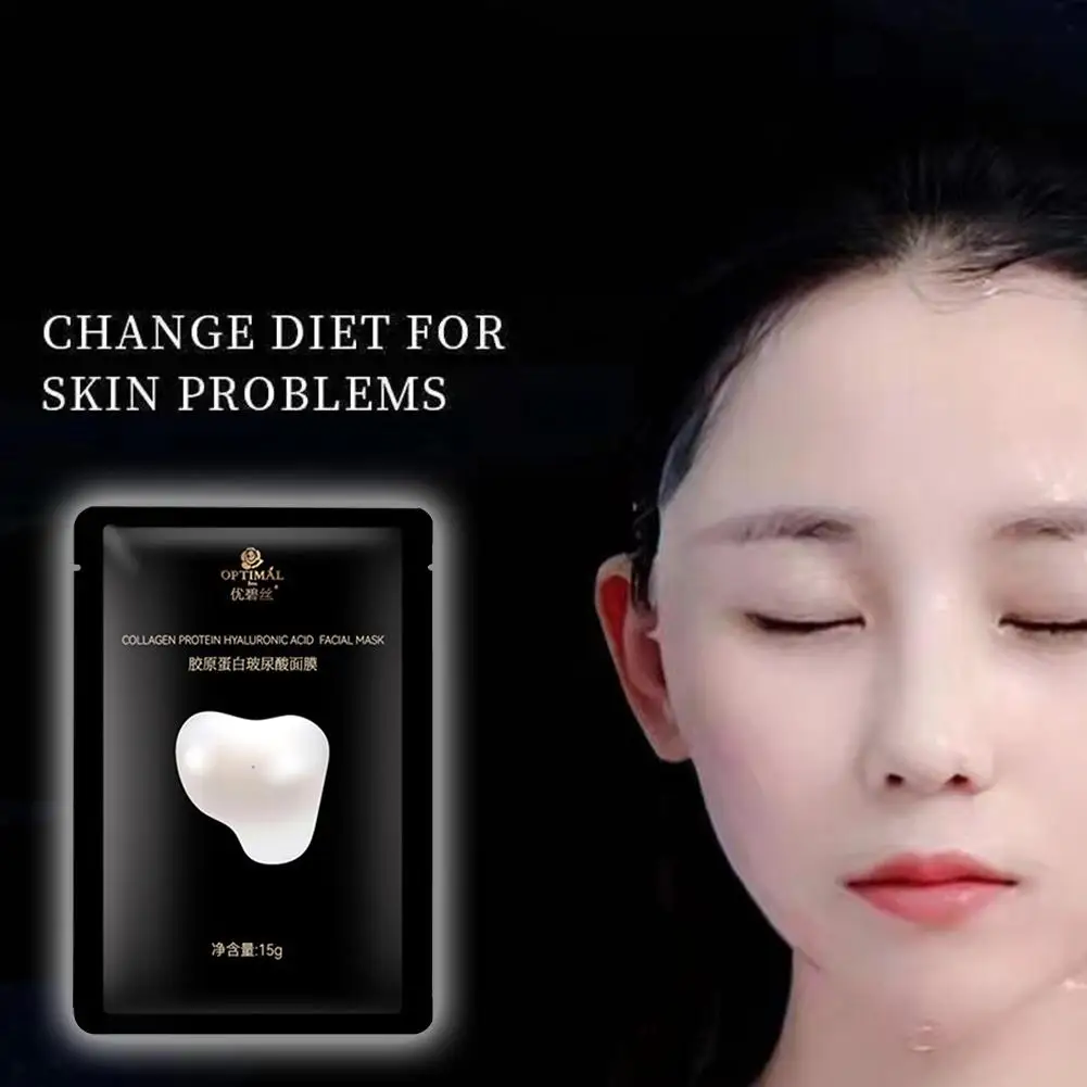 

Collagen Magic Crystal Skin Mask Hydrating Crystal Skin Mask Care Jelly Facial Leave-in Brightening Skin Beauty S7F2