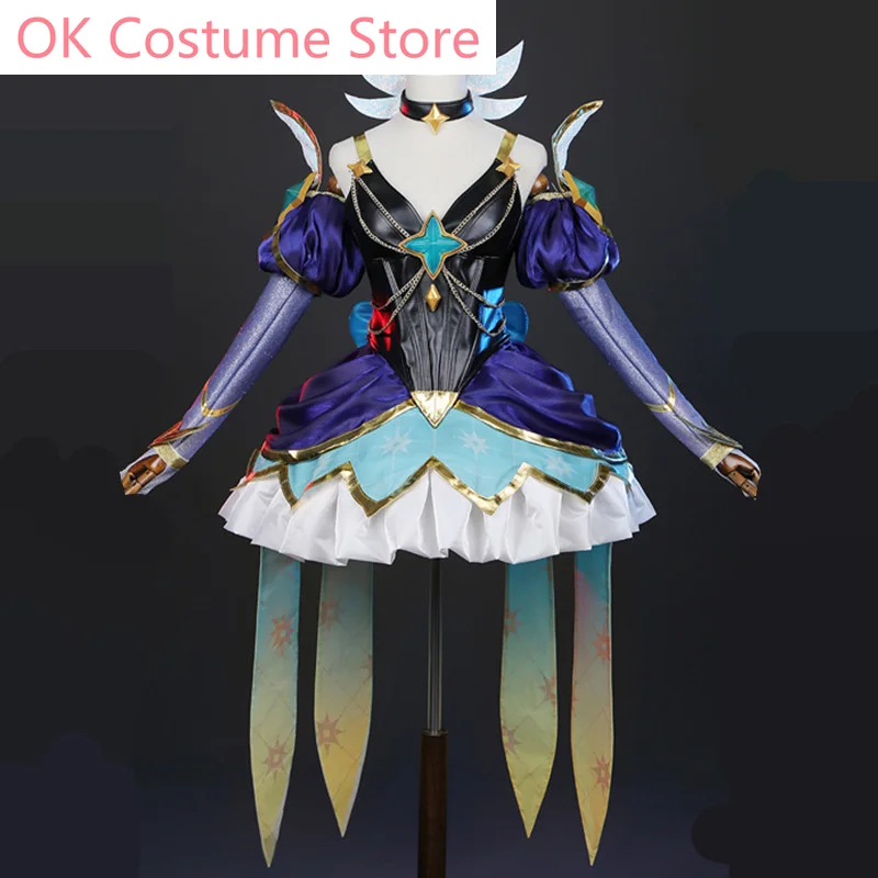 LOL Prestige Star Guardian Syndra Cosplay Costume Cos Game Anime Party Uniform Hallowen Play Role Clothing New Full Set