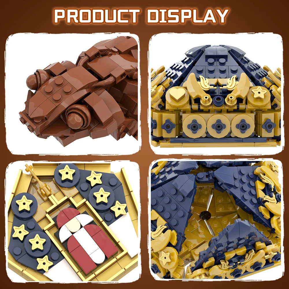 MOC Magic World ช็อกโกแลตกบ Building Blocks Candy กล่องการ์ดช็อกโกแลตกบ Replica ภาพยนตร์ Prop อิฐของเล่นเด็กของขวัญ