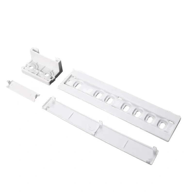 Integrated fridge door plastic mounting bracket fixing slide kit for freezer refrigerator door shelf rail for refrigerator