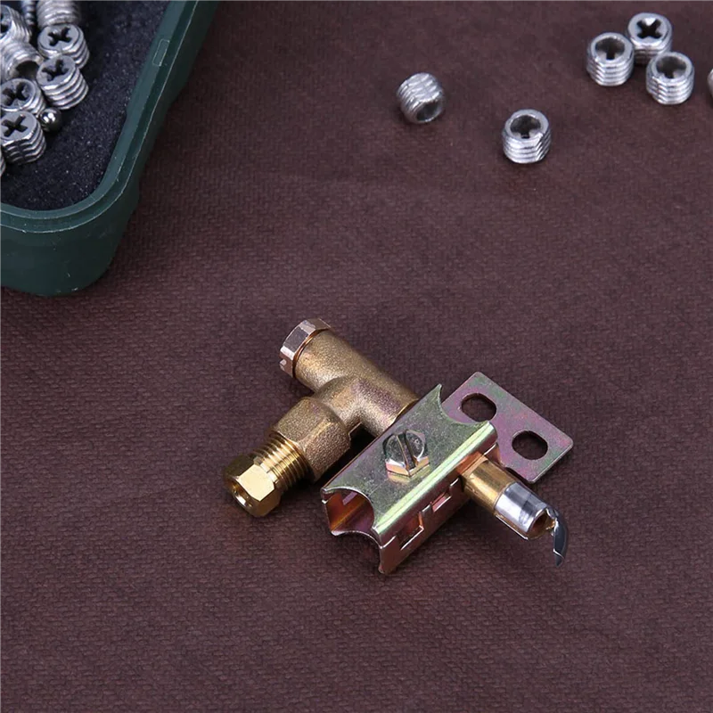

Promotion! 6X Pilot Burner One Way Flame Bracket Can Have Natural Or LP Gas 3 Hole Propane /Butane Heavy Pilot Assembly