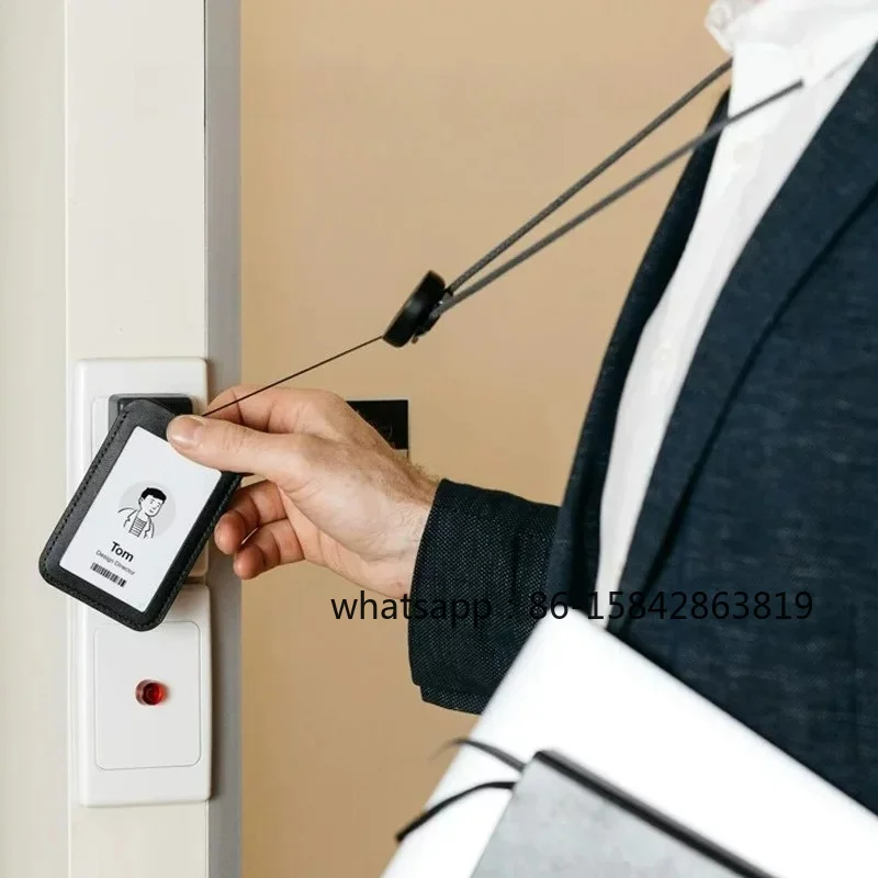 Premium Sense Certificate Set Card Bag, Retractable, Lanyard, Card Set Badge, Work Permit, Meal Card Bus Neck