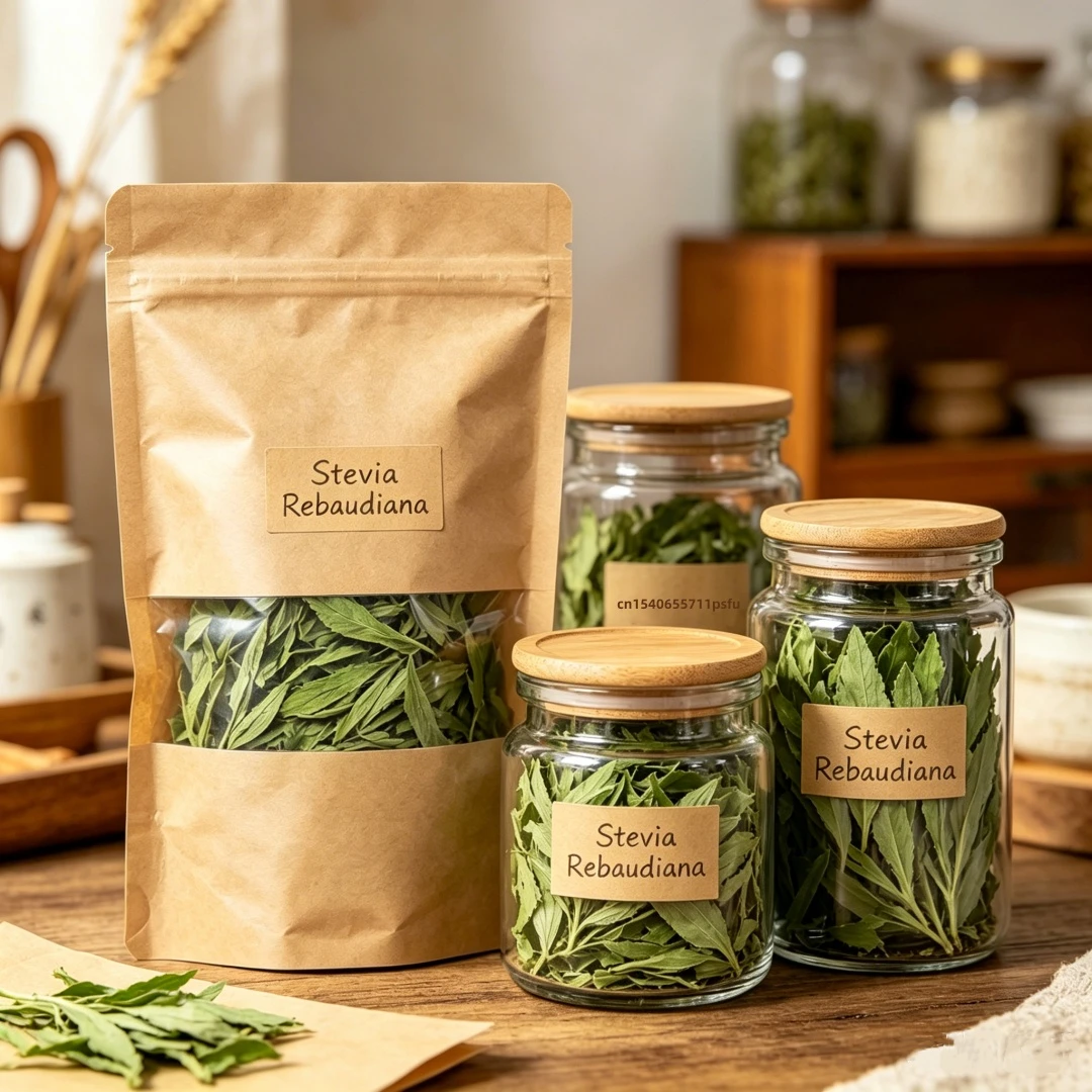 Hojas de Stevia Rebaudiana Naturales Premium para Jabón, Velas, Decoración de Bodas, Mezcla de Materiales de Flores Secas para Manualidades