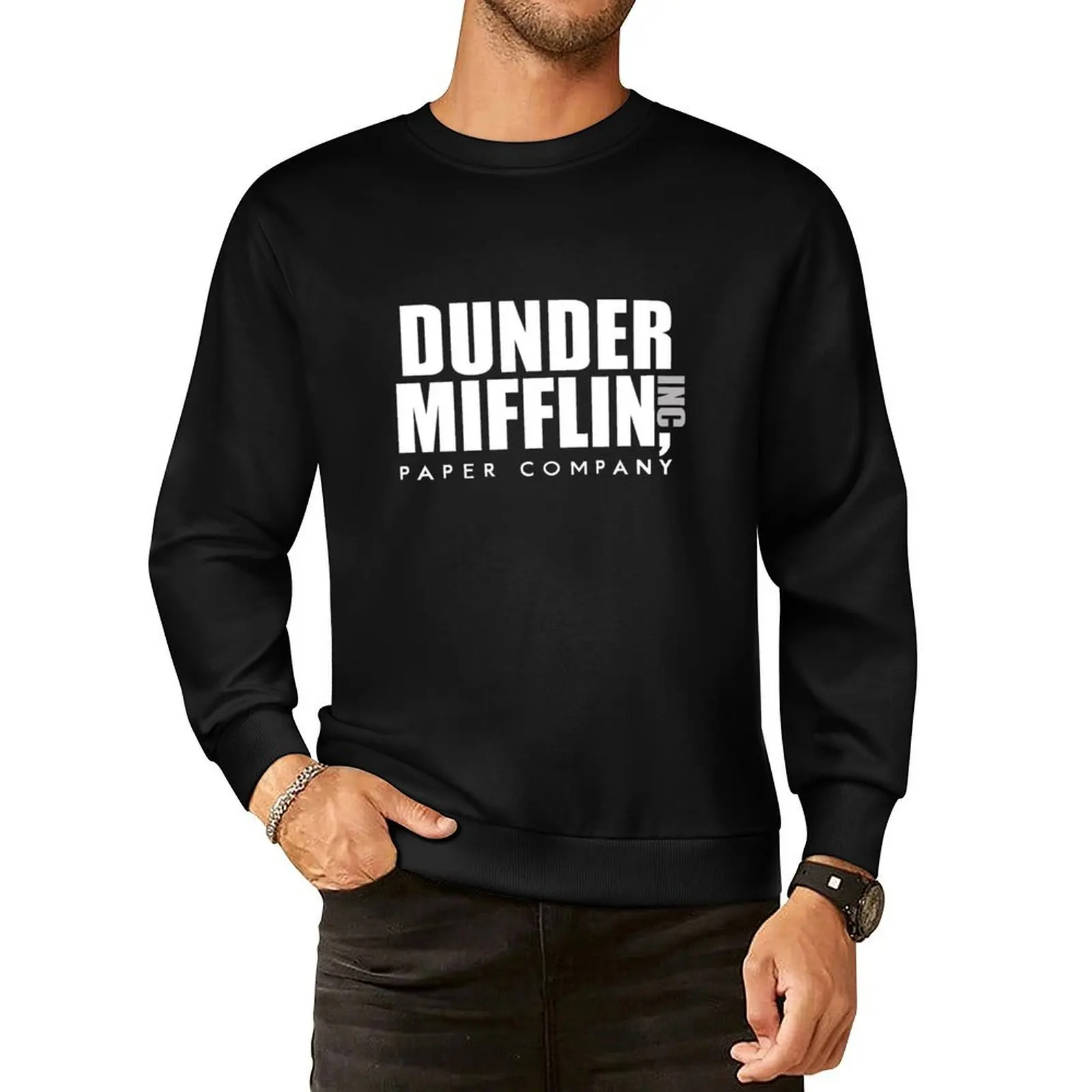 

DUNDER MILFFIN T-SHIRTs AND MORE! Pullover Hoodie male clothes graphic t shirts men men's sweat-shirt hooded sweatshirt