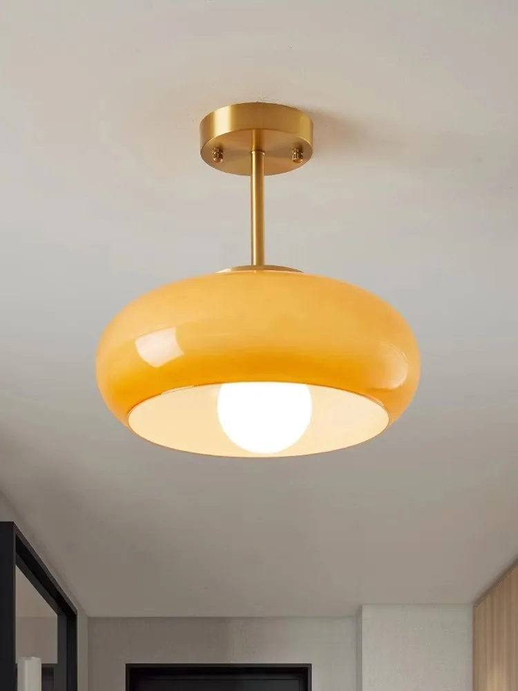 

Modern Minimalist LED Glass Lampshade E27 Pendant Light Bar Counter Dining Room Light Retro Style Living Room Bedroom Lighting