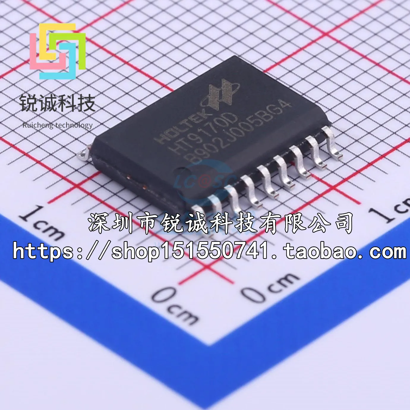 

10pcs New and original HT9170D HT9170 Double audio DTMF chip patch SOP18