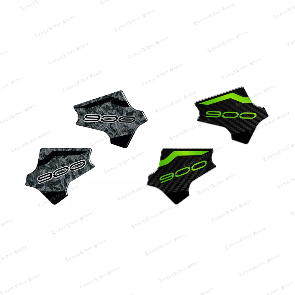 For Kawasaki Z900 Z 900 2024  Motorcycle Accessories 3D Resin Sticker Guards Heel Pad Protective Sticker view 5
