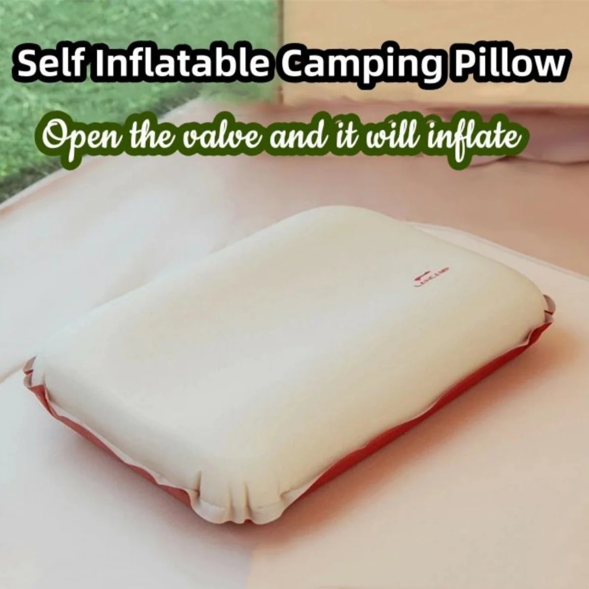 

Inflatable Camping Travel Pillow High Rebound Air Pillow Ergonomic Compressible Travel Pillow for Car Airplane Train Office