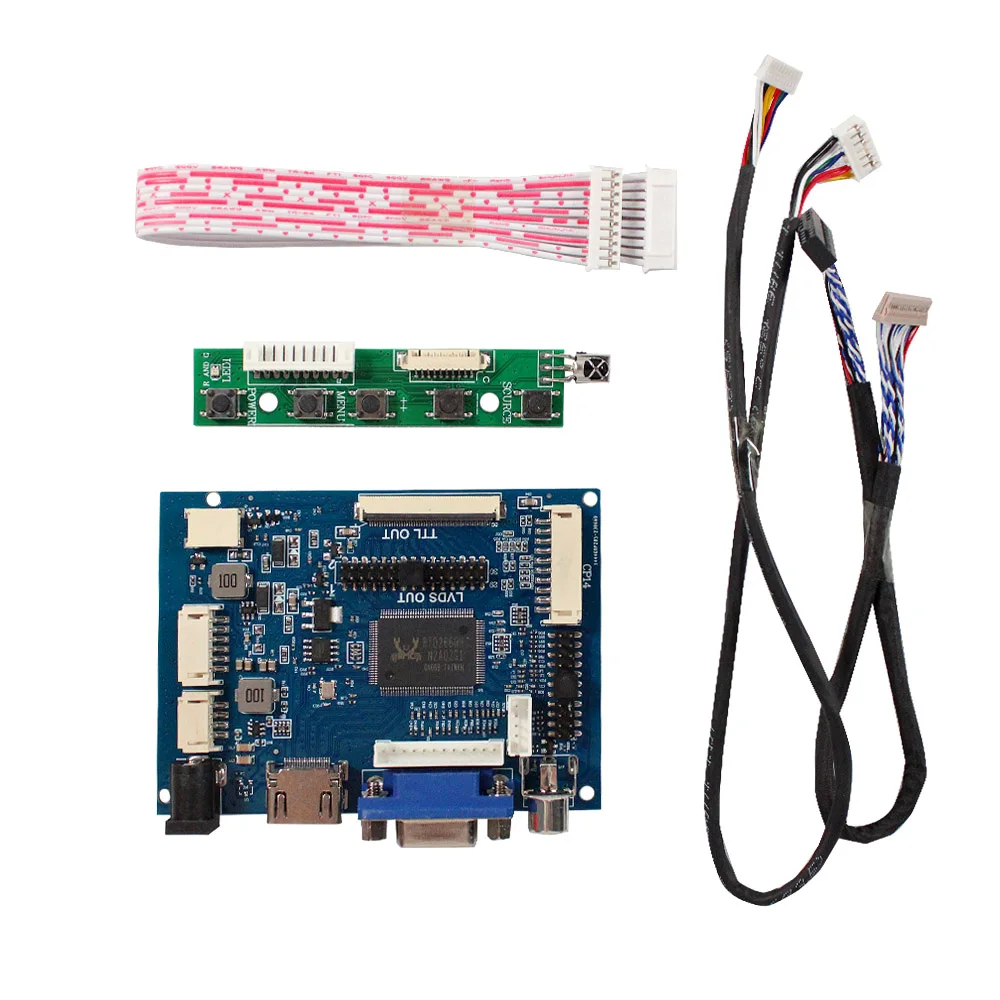 HD MI VGA AV LCD Controller Board For 12.1inch G121X1-L04 G121XCE 1024X768 LCD