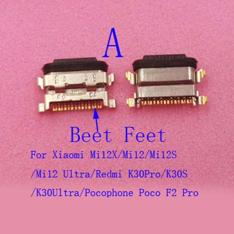 5-50Pcs Dock Connector Plug Usb Charger Charging For Xiaomi Mi 12S 12 Ultra 12X M Mi12 M12S Redmi Pocophone Poco F2 Pro K30S K30