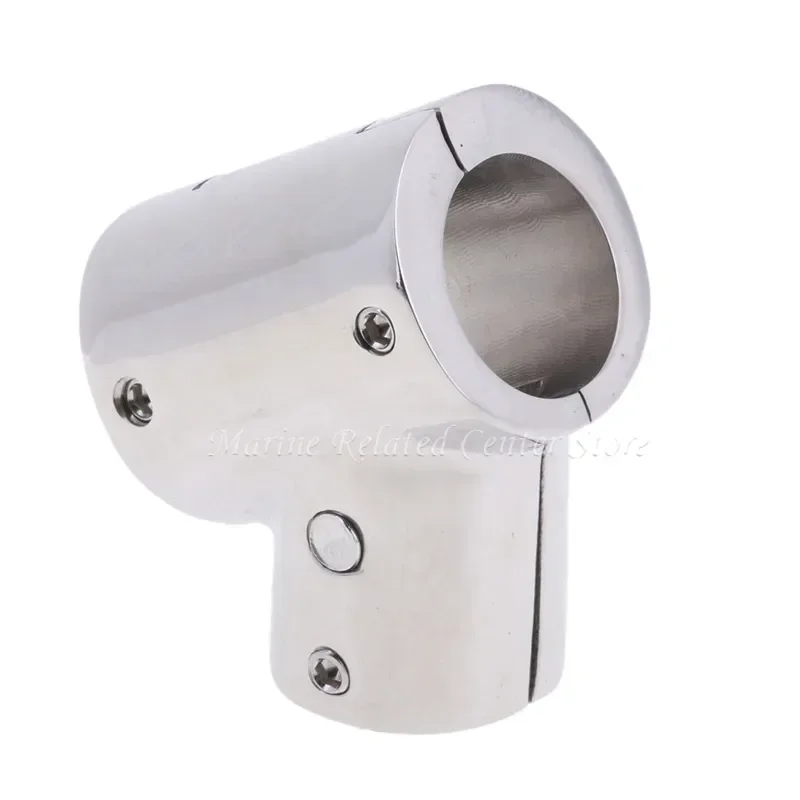 22/25mm Boat Hand Rail Fitting 60 Degree Tee 316 Stainless Steel Tee Fitting For Marine RV Yacht Boat Accessories Marine