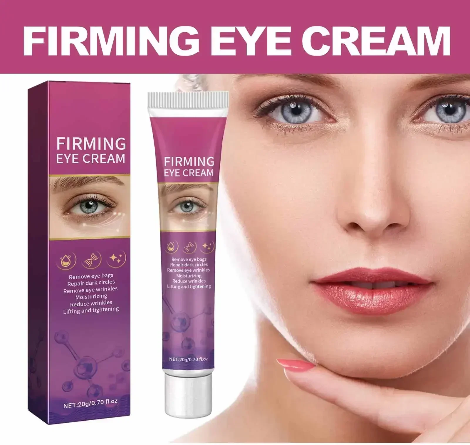 

Whitening Eye Cream for Anti-Aging, Eye Bags and Dark Circles