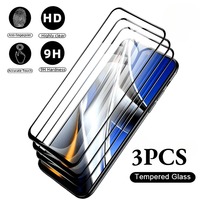 3Pcs HD Tempered Glass Screen Protectors For Xiaomi Poco F7 Ultra Pro Protective Glass For Xiaomi Poco F6 F5 Pro F4 F3 GT Glass