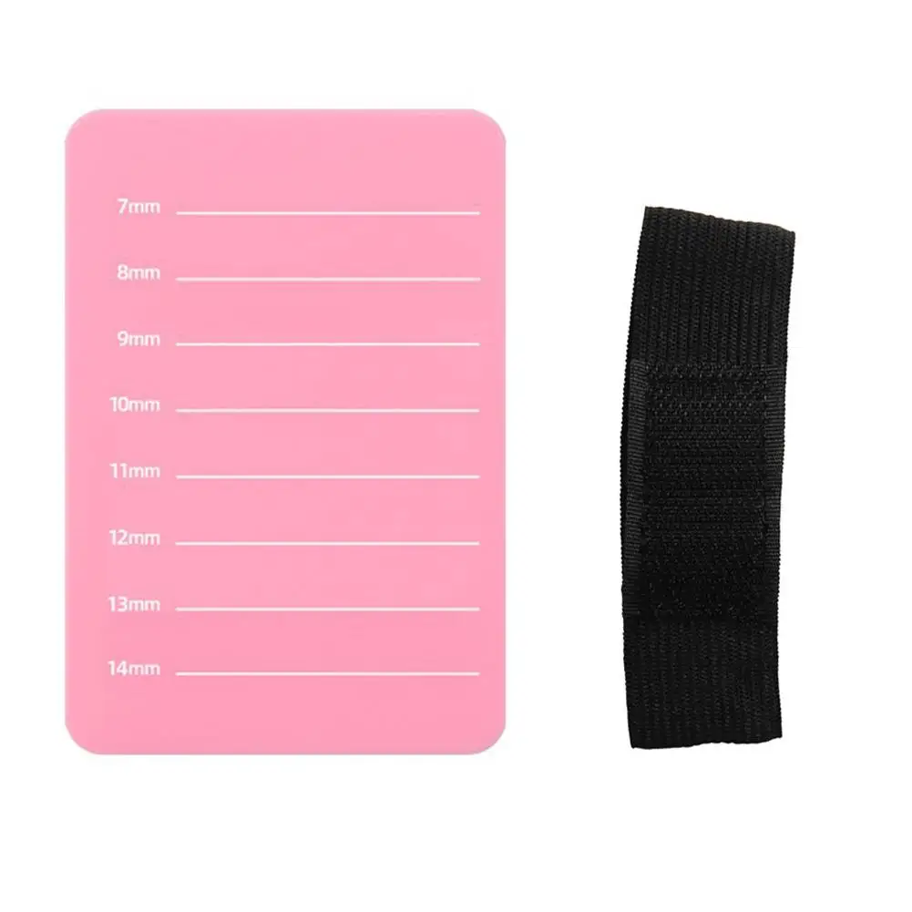 Acrilico Eyelash Extension Organizer Pallet ciglia finte con piastrelle in scala strumenti per cintura per ciglia supporto per innesto tavolozza X0o1