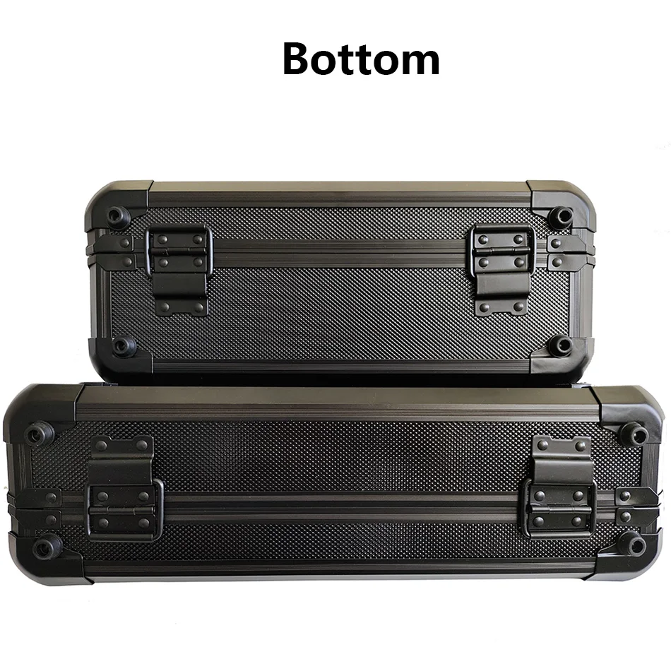 Aluminum Alloy Frame Suitcase Storage Box Colletion Case with Sponge Pad for Camera Accessories Microphone Mixer RC Drone Tools