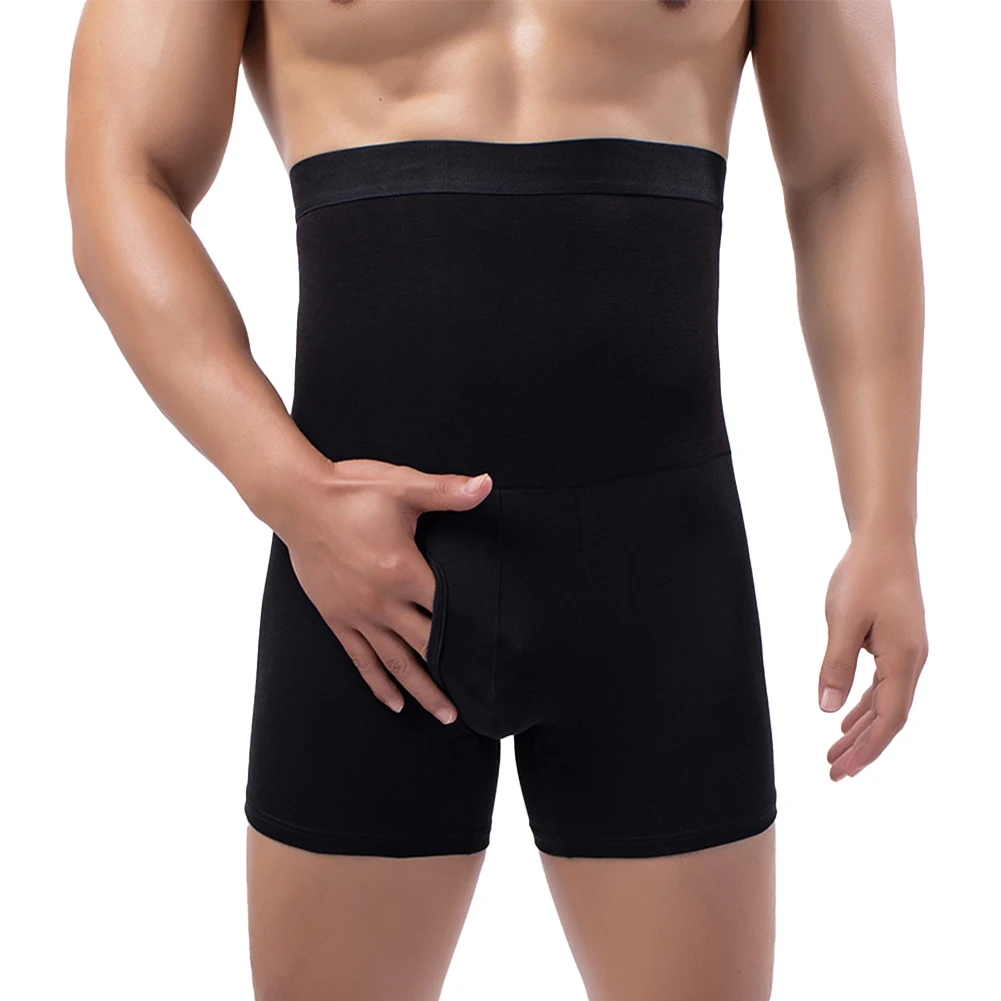 

Body Shapers High Waist Underwear Slimming Boxers Flexible Design Lightweight Fabric Regular Length Solid Pattern