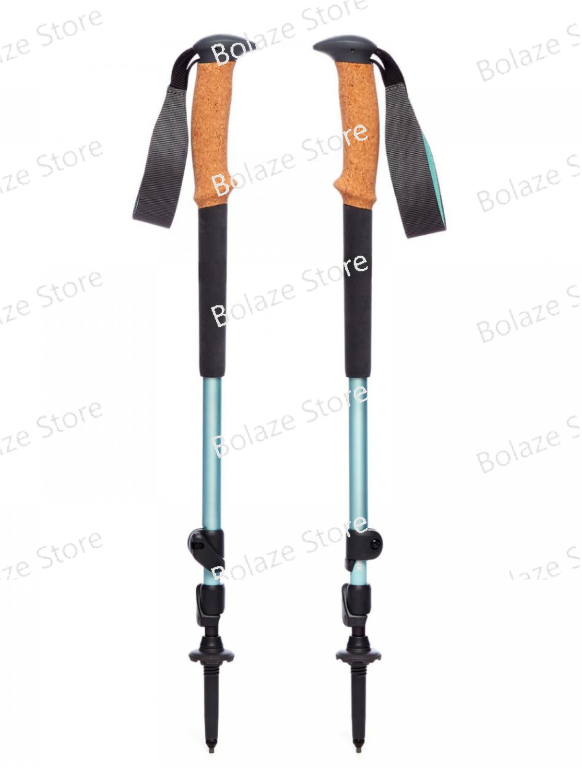 Female trekking poles, crutches, telescopic, lightweight hiking, outdoor sports cane 112527