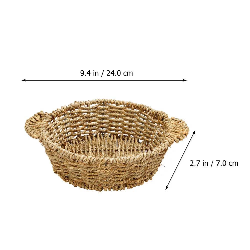 

Straw Casserole Basket H woven Pot Mat Protective Earthenware Pad Heat Insulation Storage Baskets Tabletop Tidy AntiScald Smooth