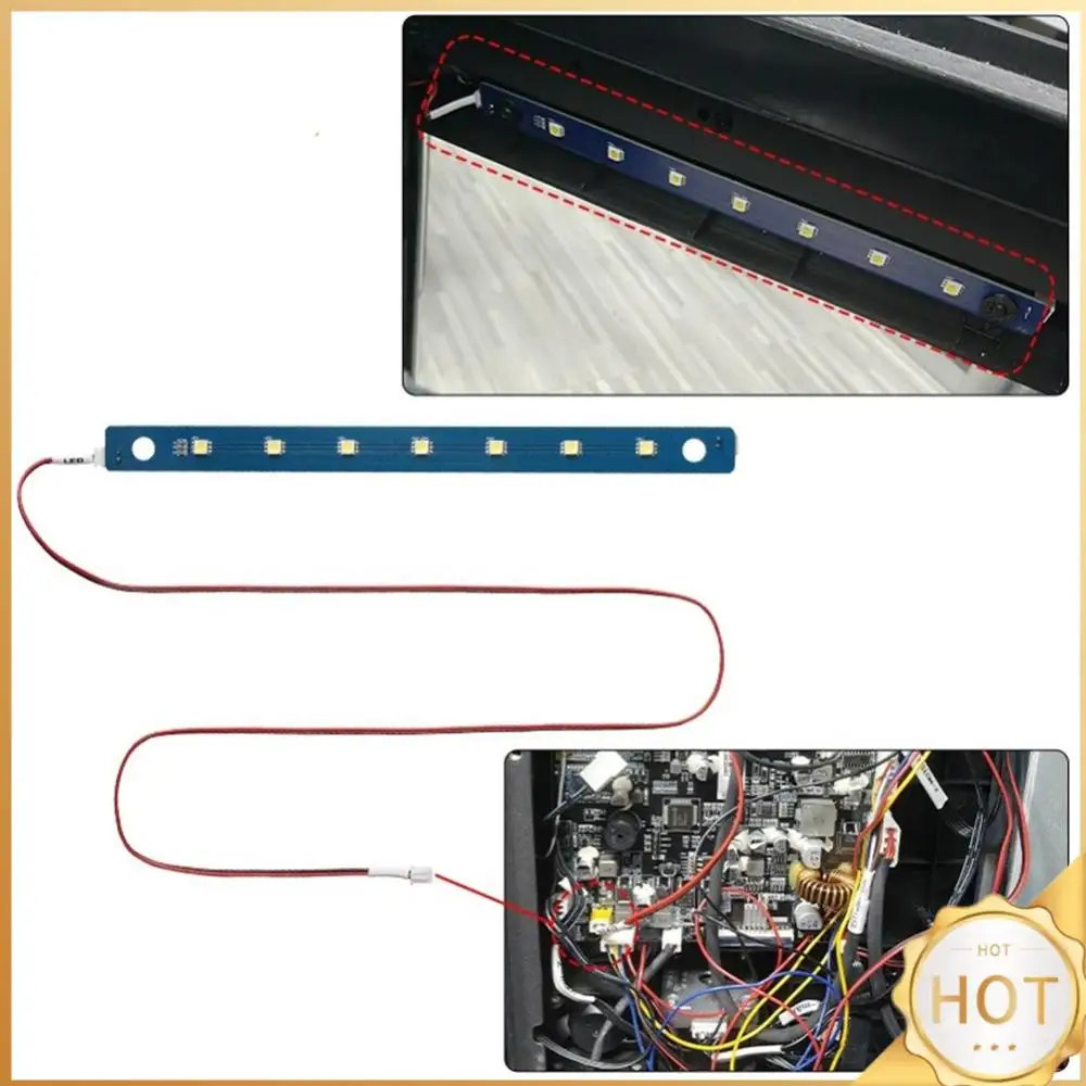 

Light Board for FLASHFORGE Adventurers AD5M 5MPRO 3D Printer 7Pcs Lamp Beads w/ Cable Light Strip 3D Printer Accessories