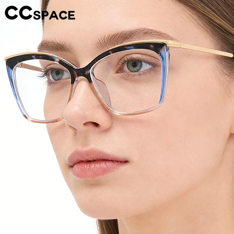 

Модная прозрачная оправа для очков, женская оправа для очков с диоптриями, компьютерные очки с защитой от синего света, оптические очки 57052