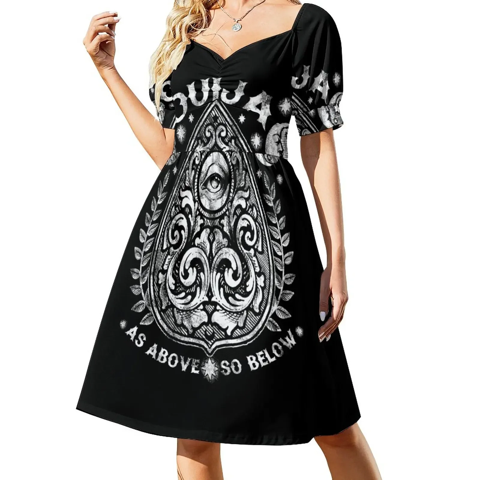 

Victorian OUI JA Planchette Short-Sleeved Dress long dresses for women dress summer dresses summer woman 2025 luxury dresses