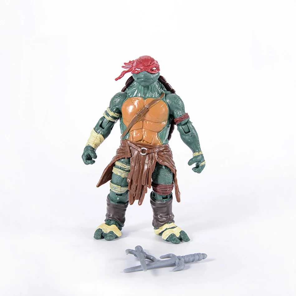 4 Uds TMNT figura de acción Anime adolescente Mutante Tortuga Ninja Figuras juguetes NECA PVC colección modelo regalo para decoración de niños
